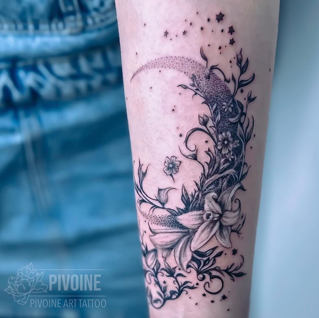Tatouage par Coco Pivoine