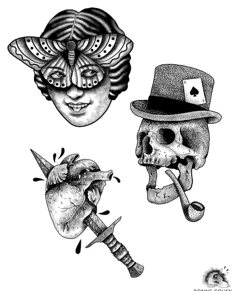 Tatouage par Crapule Club