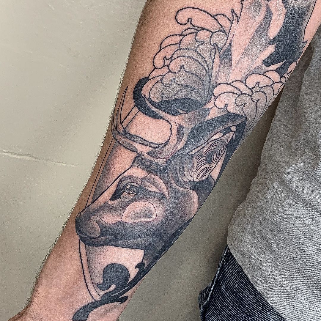 Tatouage par Kevin Mehlin ꕥ Tatoueur Chez Villa Heron À Strasbourg