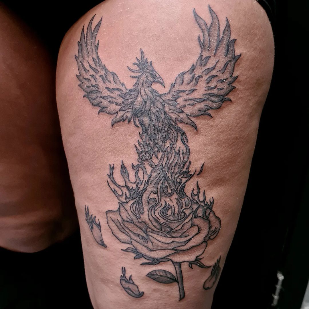 Tatouage par La Vilaine Tattoo