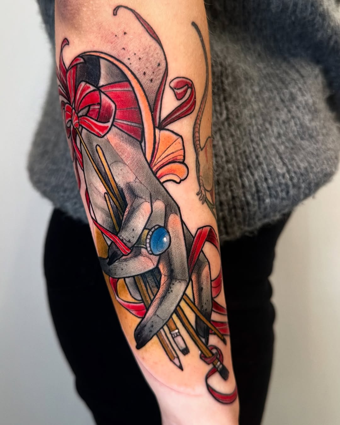 Tatouage par Leonardo Furlan Neotraditional