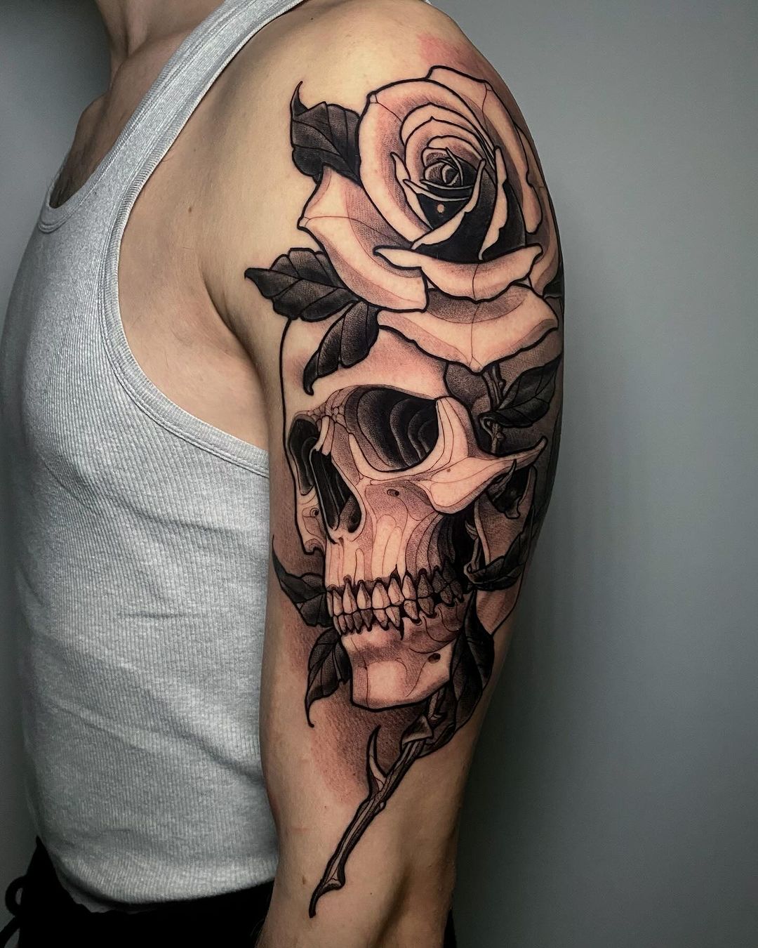 Tatouage par Leonardo Furlan Neotraditional