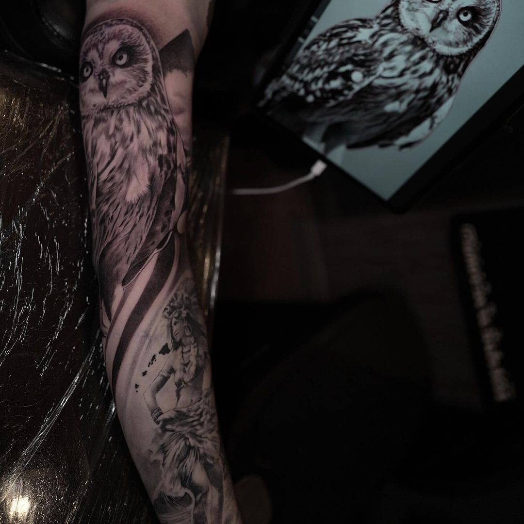 Tatouage par Erick Satchell II