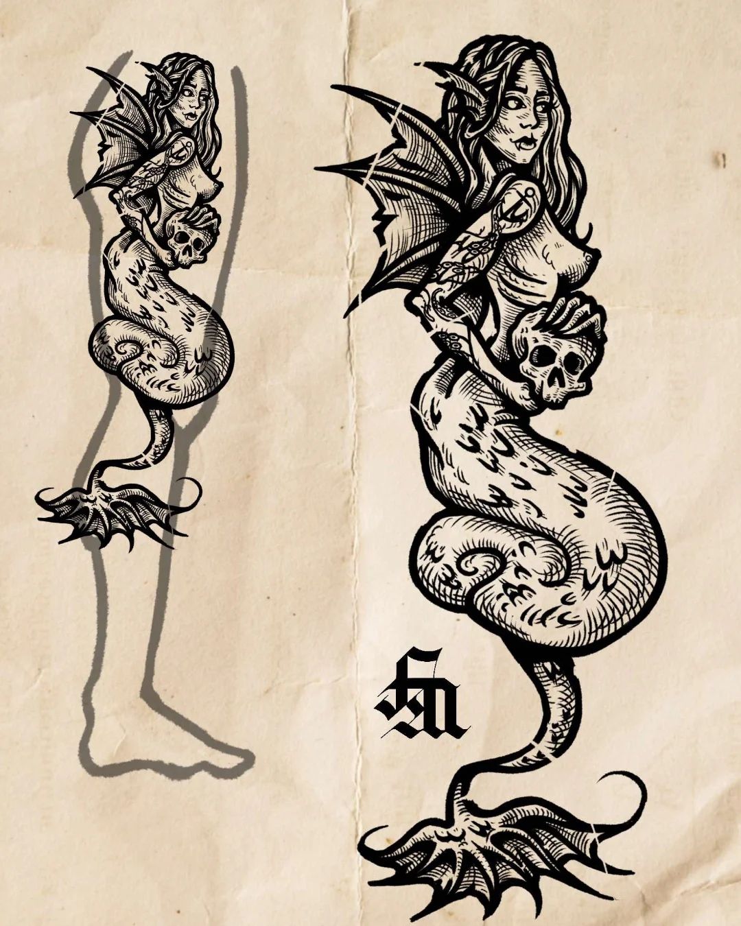 Tatouage par Loth'art