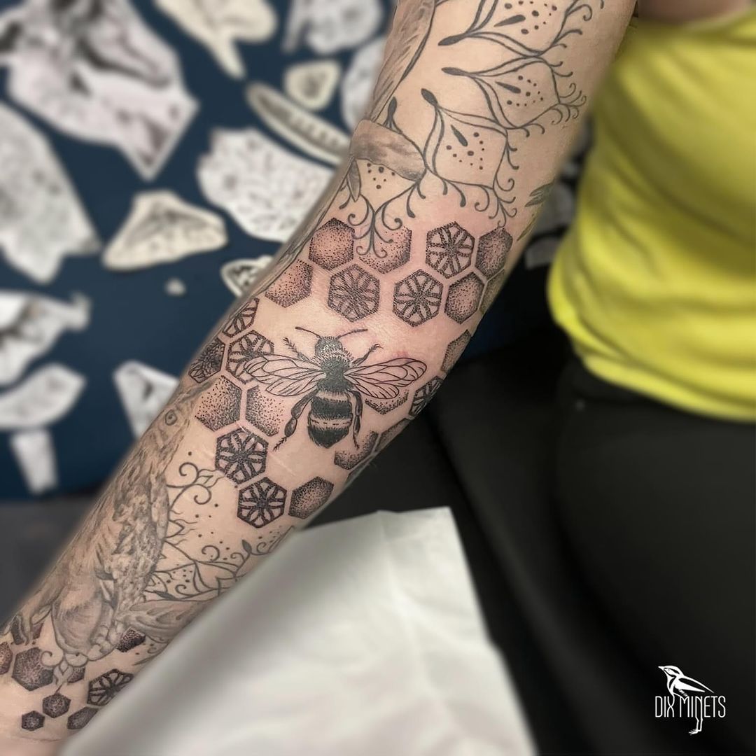 Tatouage par Dix Minets Tattoo