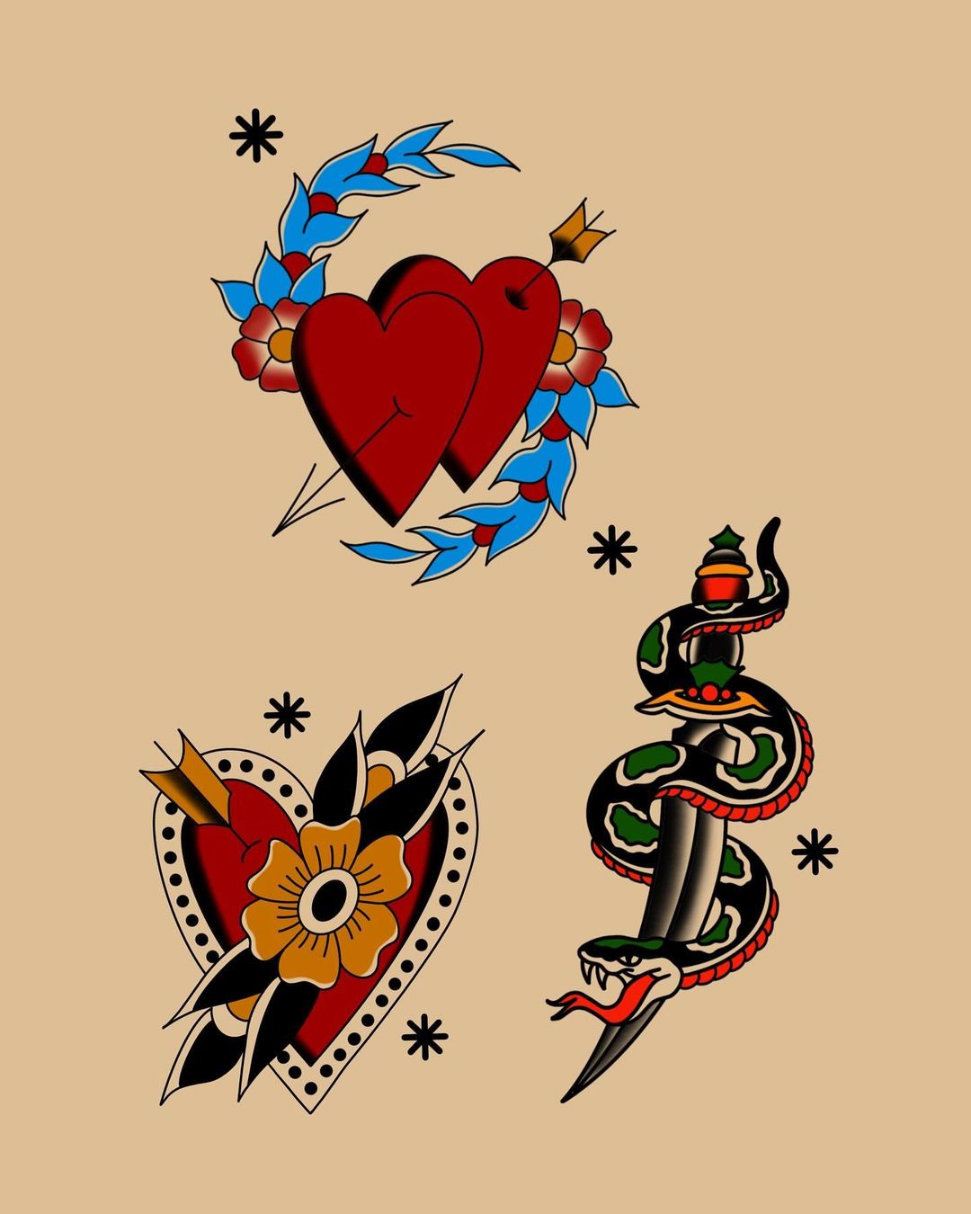 Portfolio de Papyduck Tatoueur Rennes
