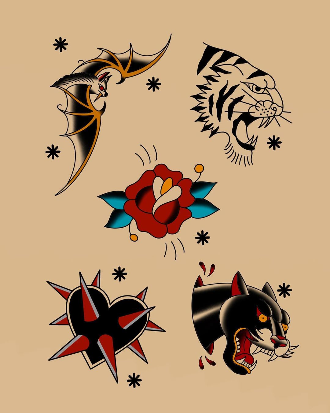 Portfolio de Papyduck Tatoueur Rennes