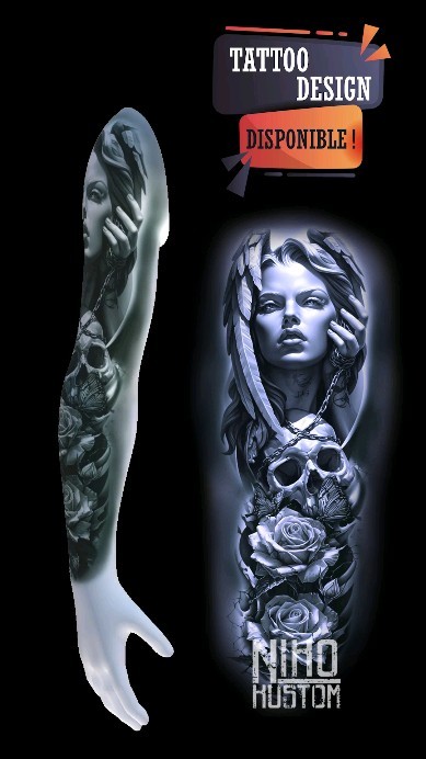 Tatouage par Kustomtattooparis
