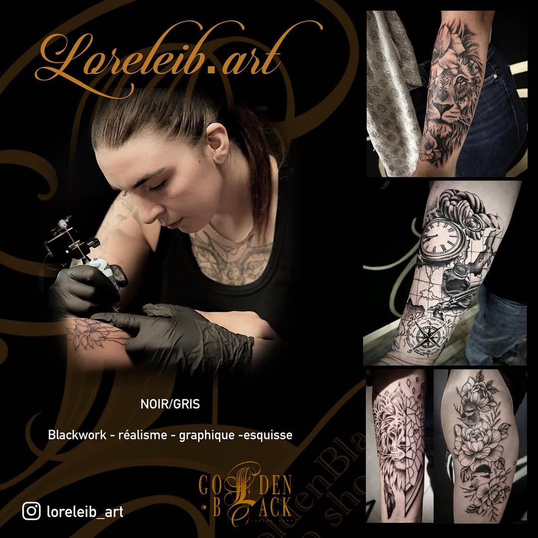 Portfolio de Goldenblack Tattooshop
