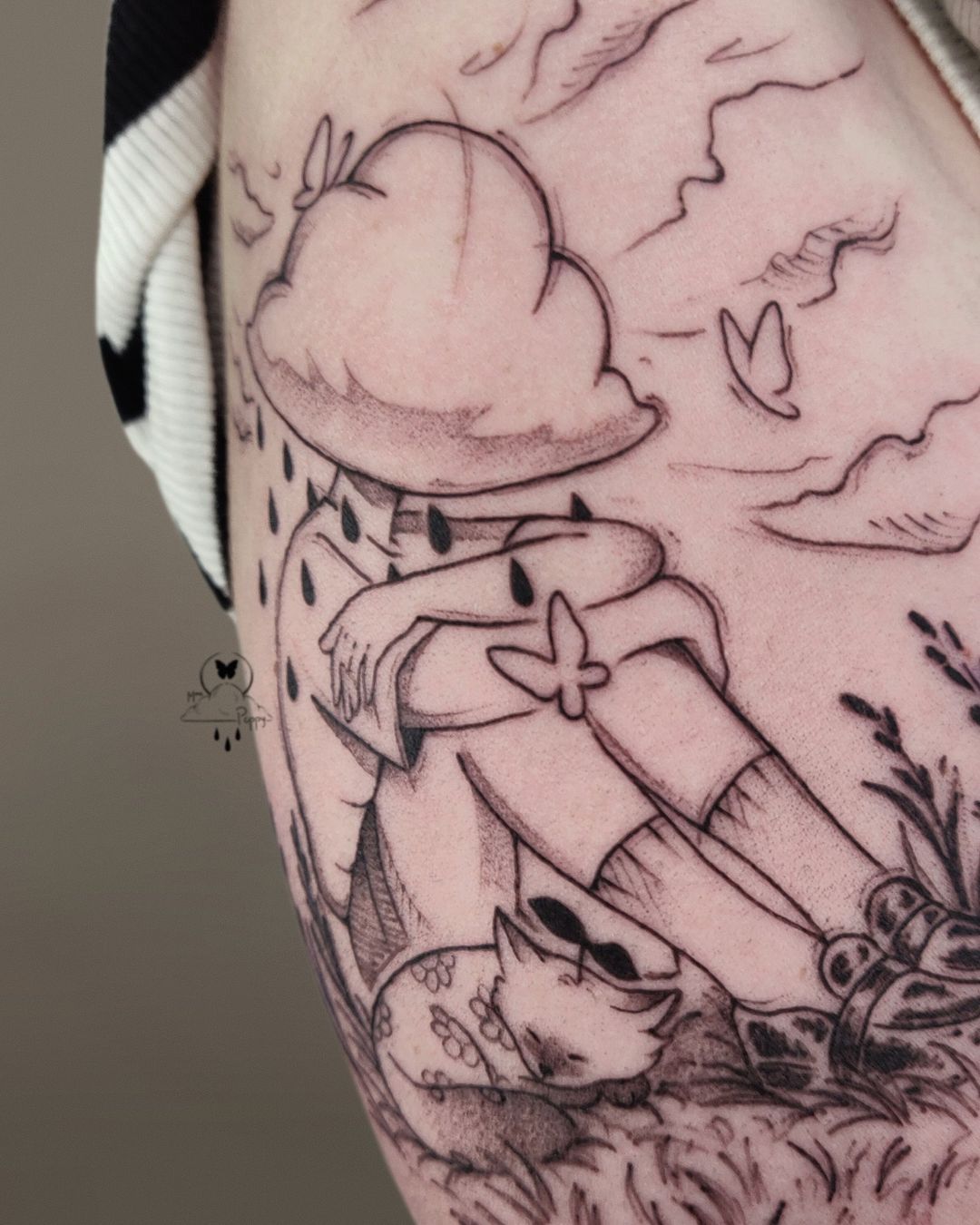 Portfolio de Poppy Tatouage Manga Anime Tatouage Illustratif