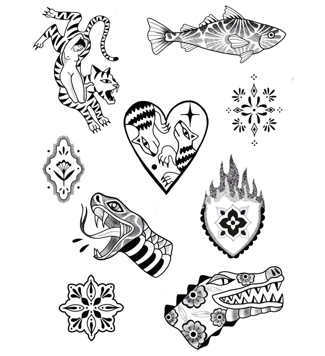 Tatouage par Alpaca